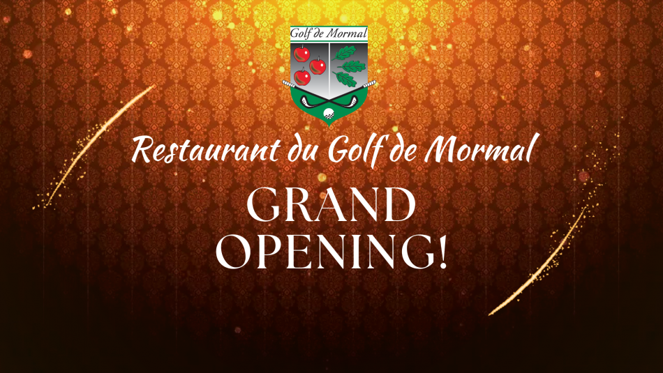 Ouverture du nouveau Restaurant du Golf de Mormal